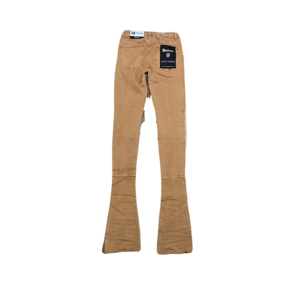 Doctrine Classes Stacked Brown Men’s Jeans Size 30