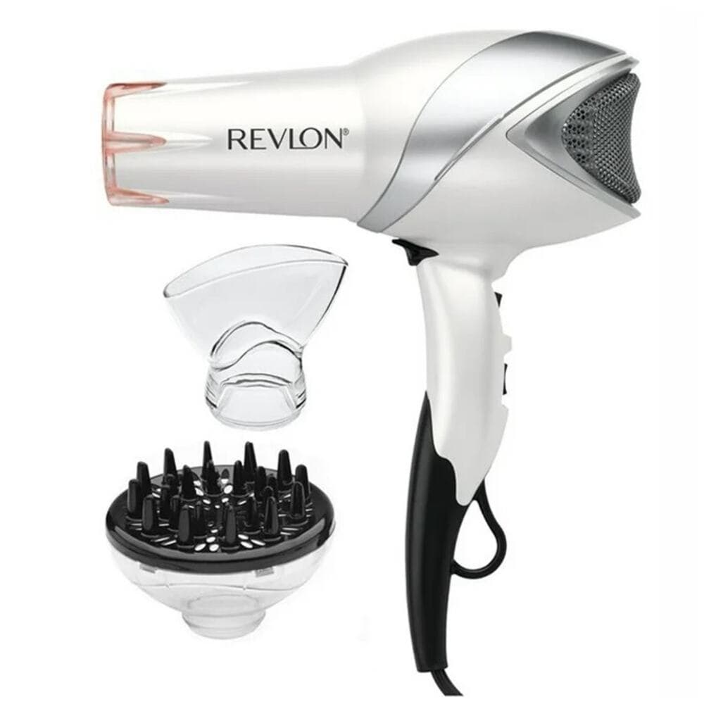 Revlon 1875W Infrared Heat + Ceramic Hair Dryer, White