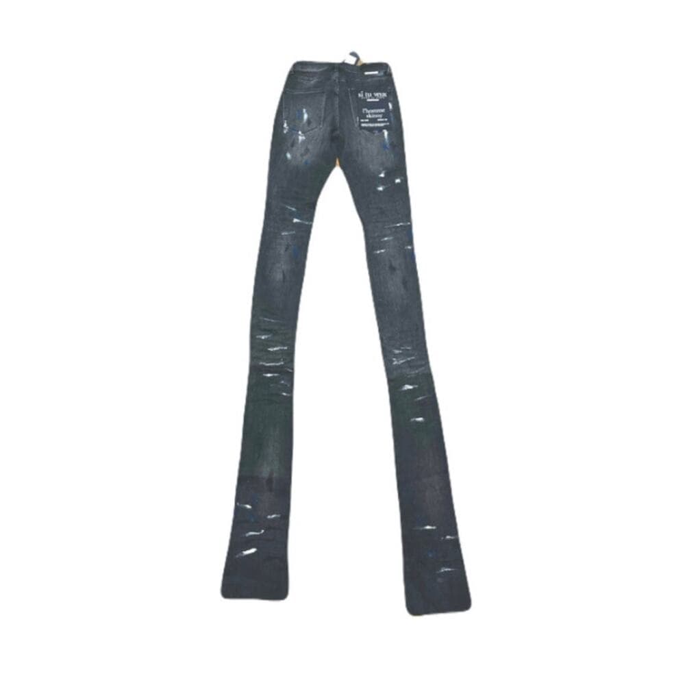 Si Tu Veux Marc Jeans Black Wash Superstack Mens Size 30