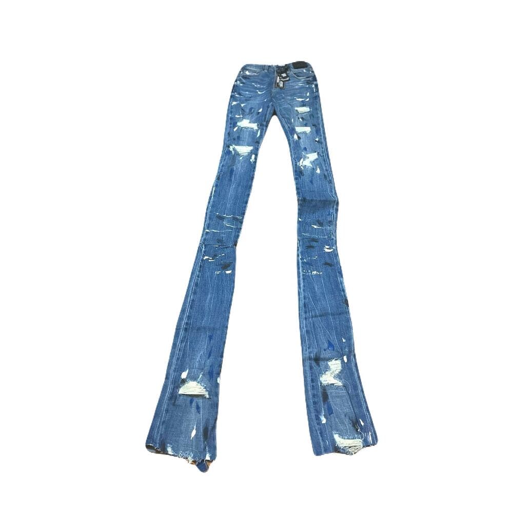 Si Tu Veux Marc Jean Indigo Wash Size 28