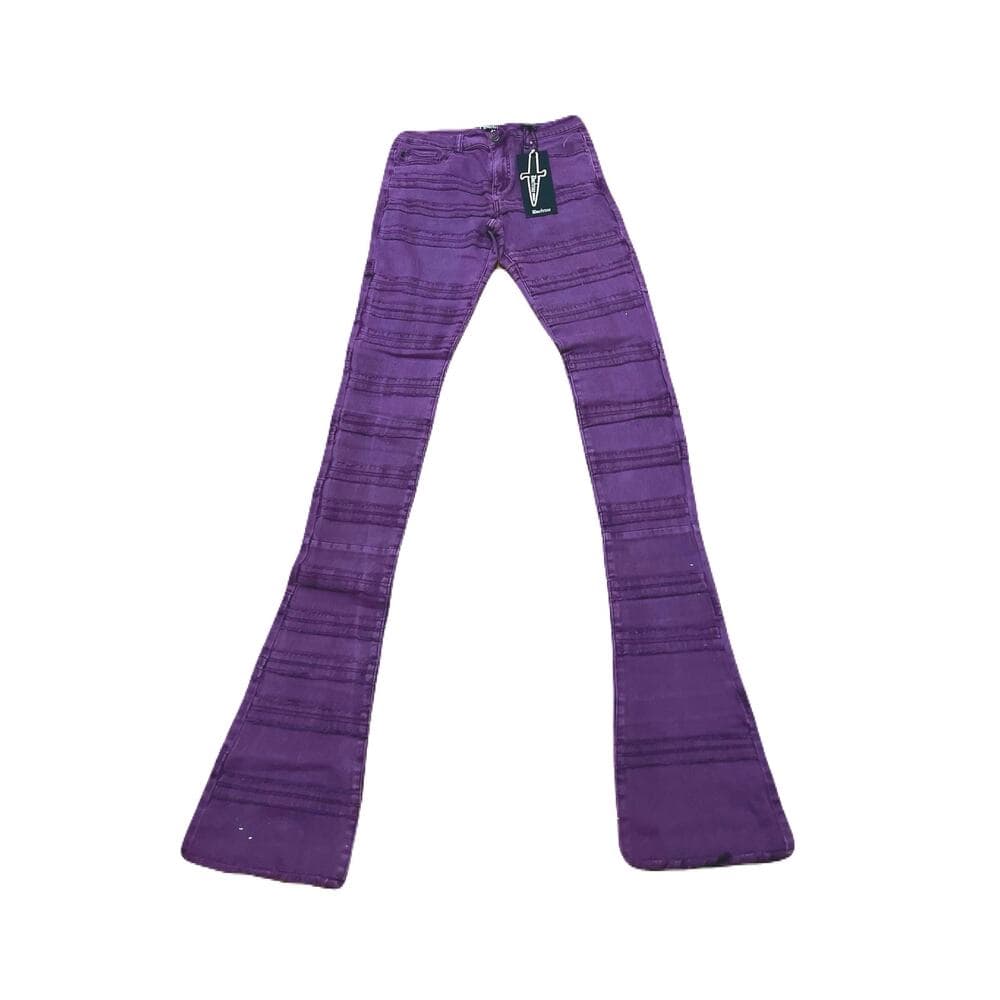 Doctrine Kill Joy Purple Superstack Men’s Jean’s Size 32