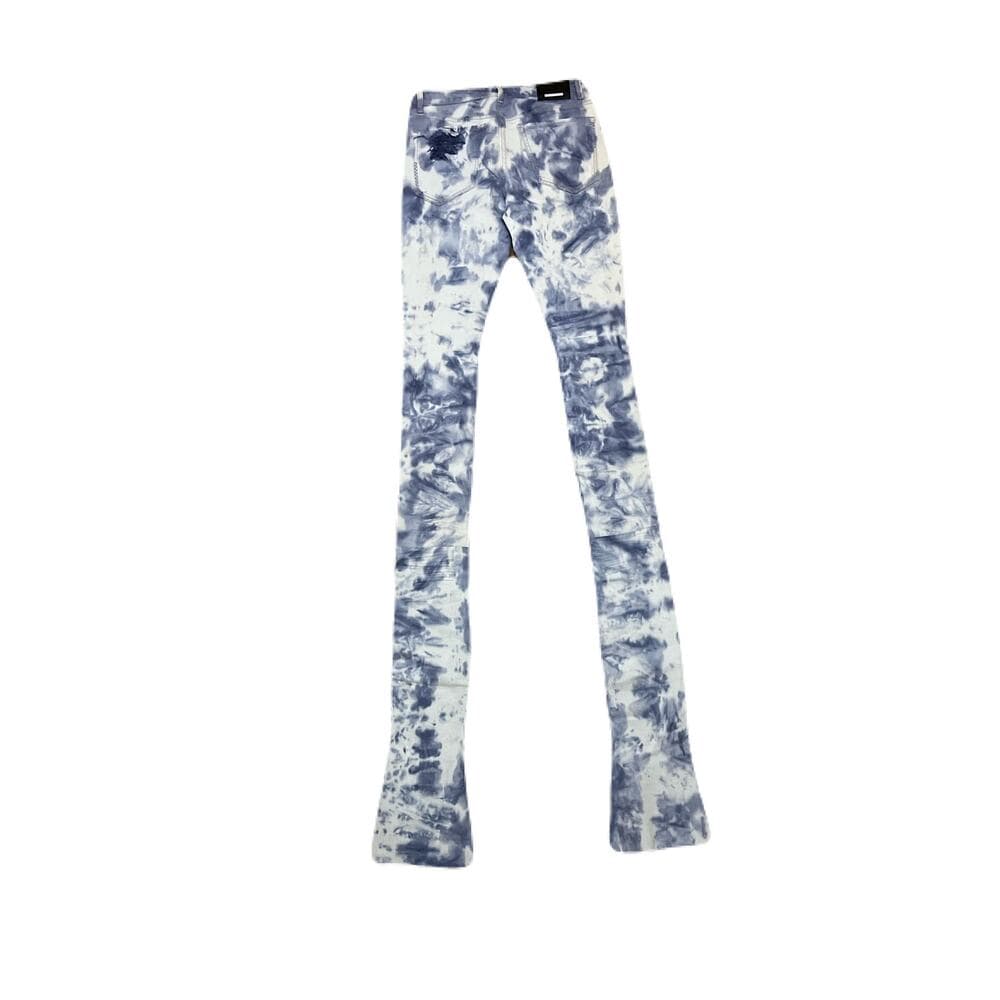 Si Tu Veux Light Blue Superstack Stack With Tie On Them Size 32