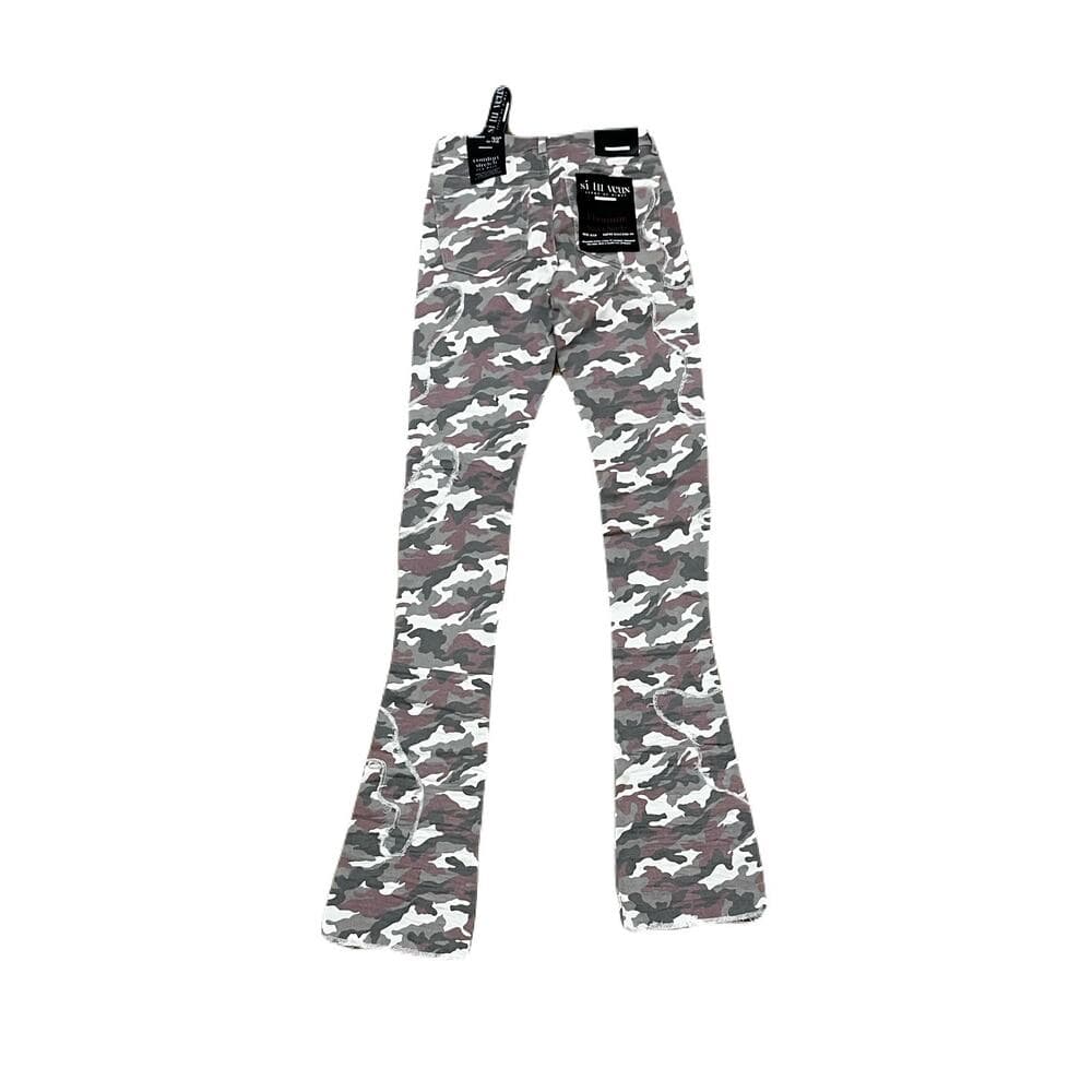 Si Tu Veux Cream Amy Superstack Men’s Jeans Size 32