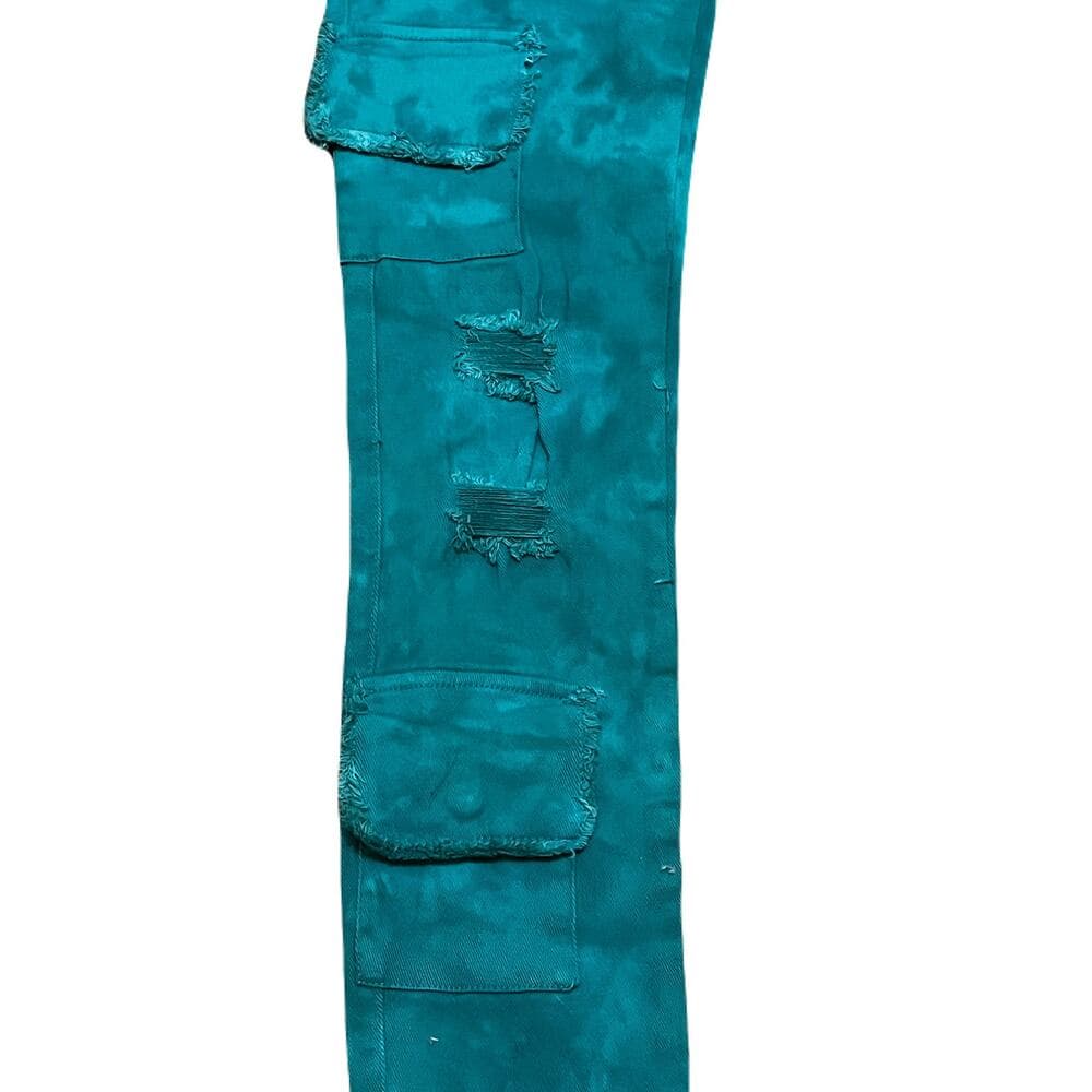 Si Tu Veux Mint Green Superstack Men’s Jean’s Size 36 Billy Jean’s