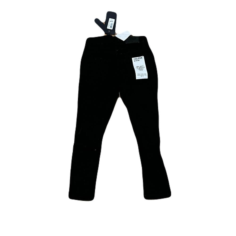 Jet Black & Yellow Kids Jeans Size 6 Slim