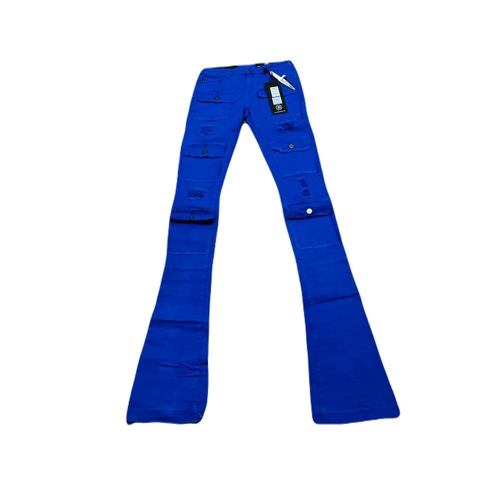 Doctrine Savant Royal Blue Superstack Men’s Jean’s Size 32
