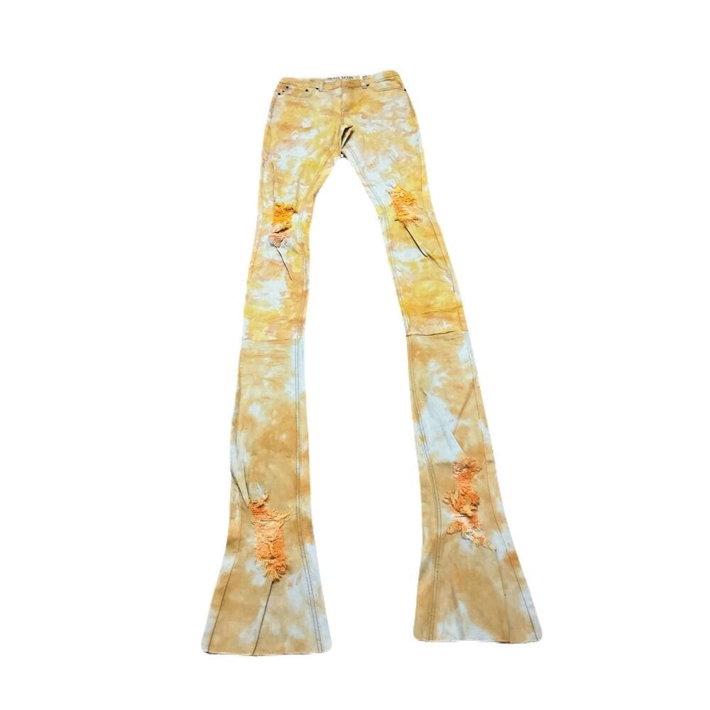 Si Tu Veux Yellow Superstack Men’s Jean’s Size 32 New