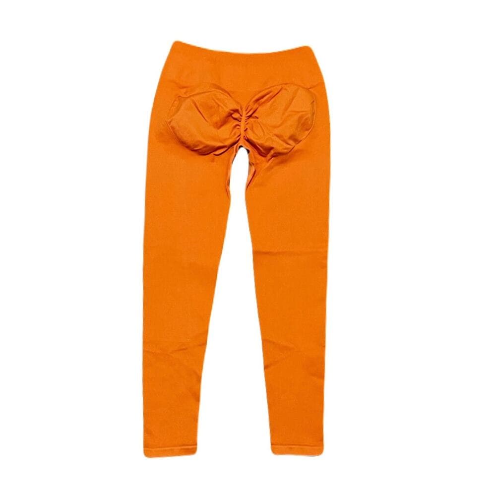 Vanquish Elevate Seamless Orange Leggings Size Large