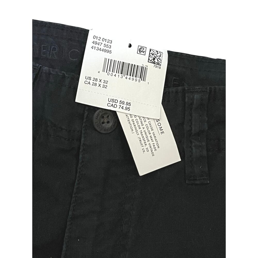 American Eagle Black Men’s Cargo Pants Size 28/32