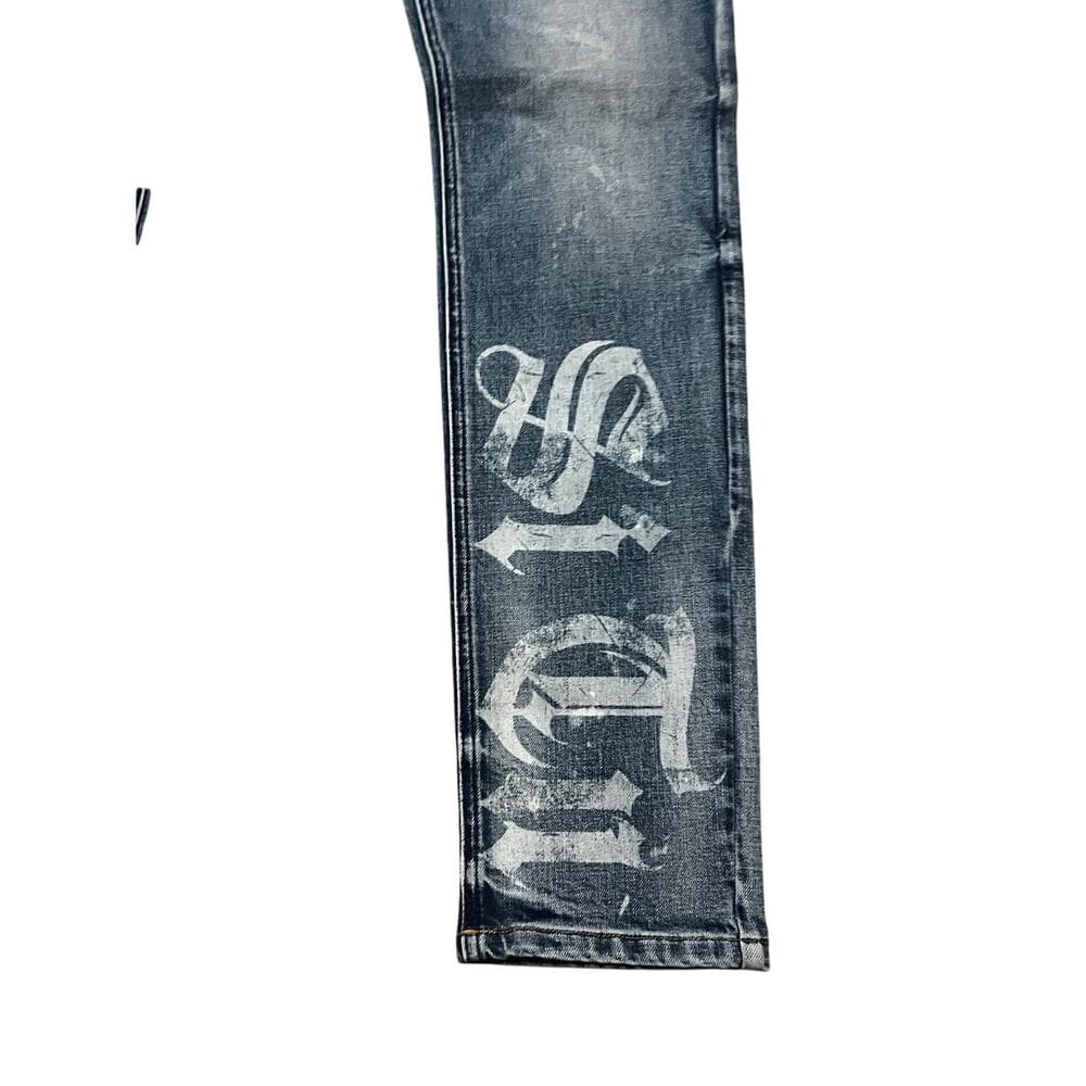 Si Tu Veux Men’s Blue Jean’s Size 32 With Si Tu Veux On The leg