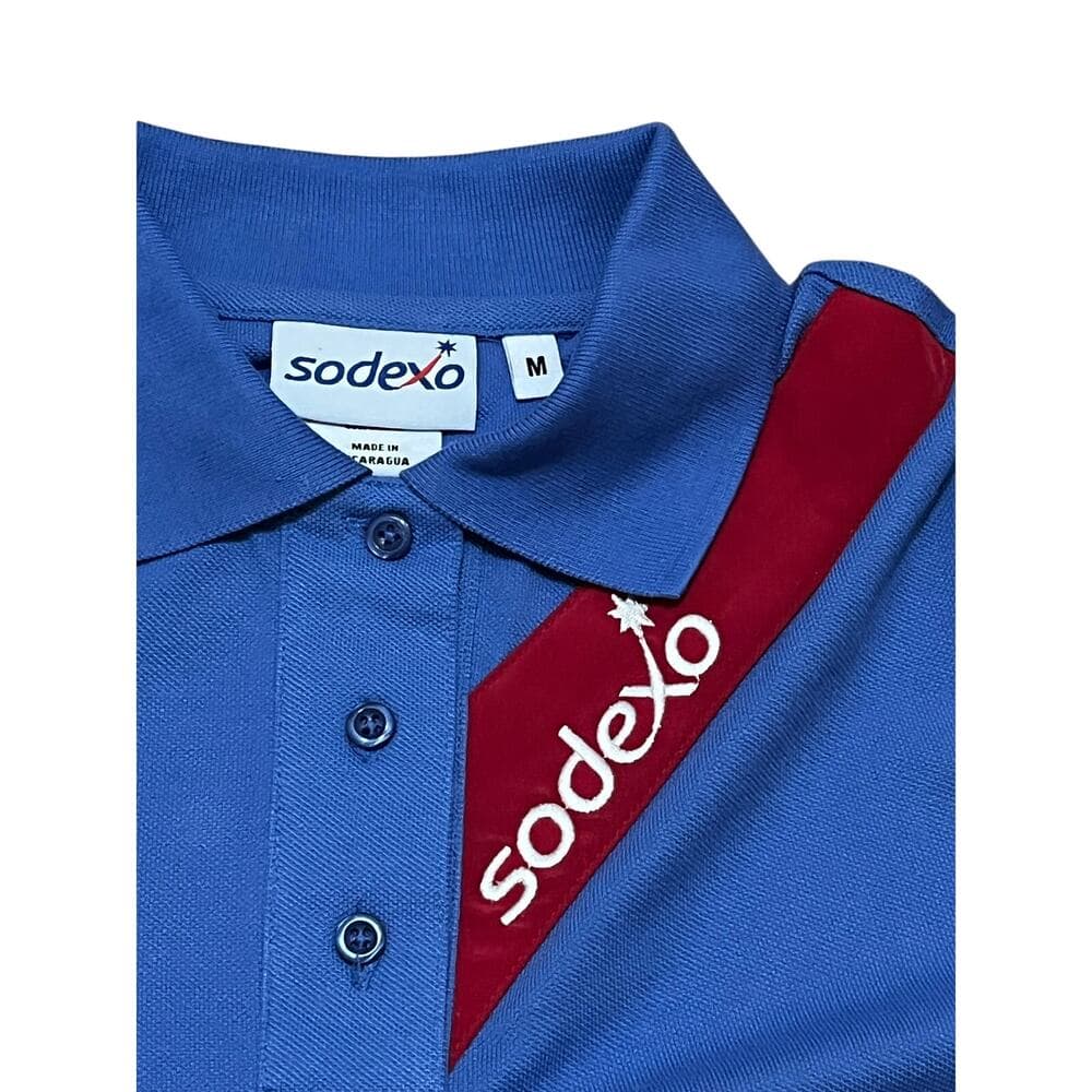 Blue Sodexo Cooking Shirt Size Medium