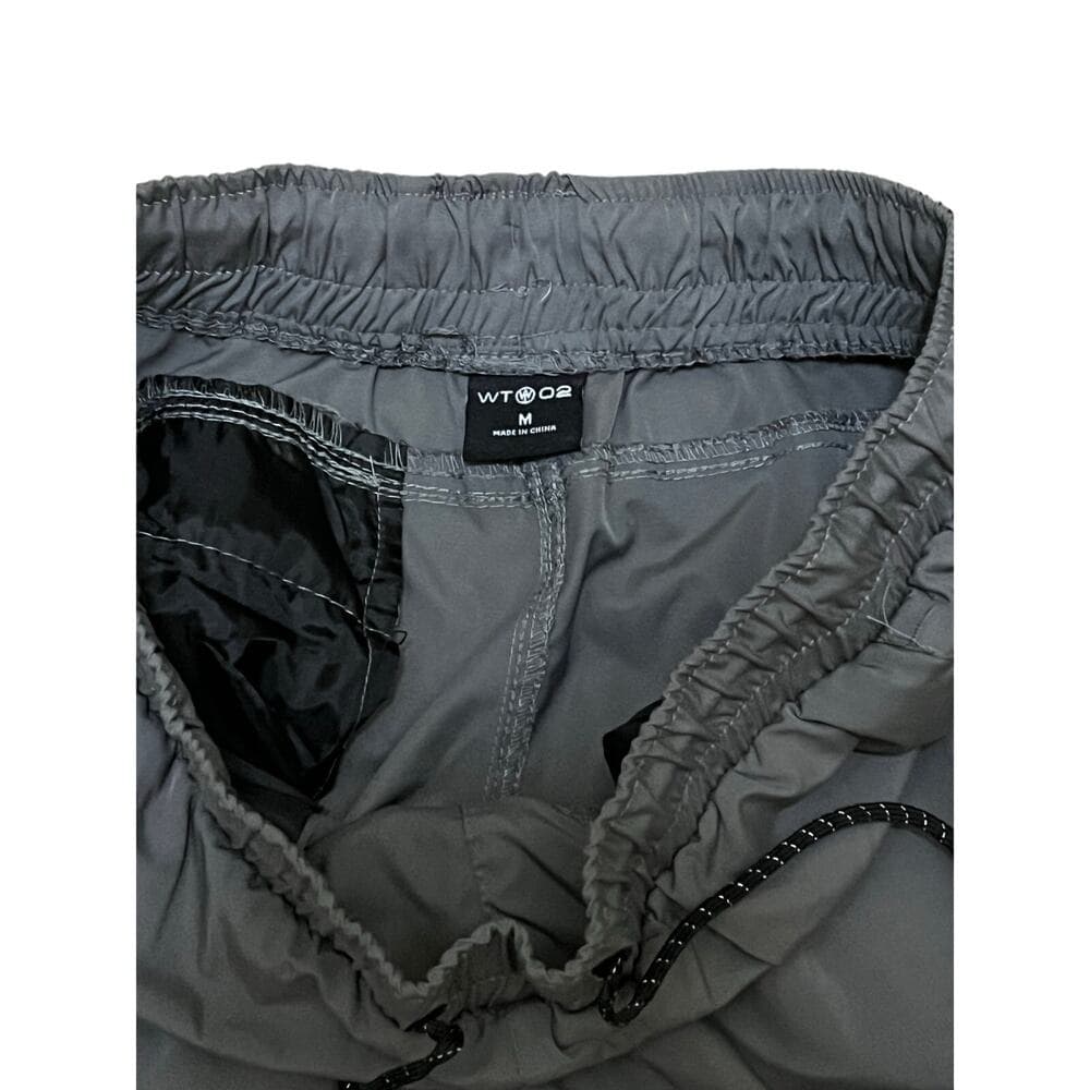 WT 02 Men’s Gray Windbreaker Pants Size M