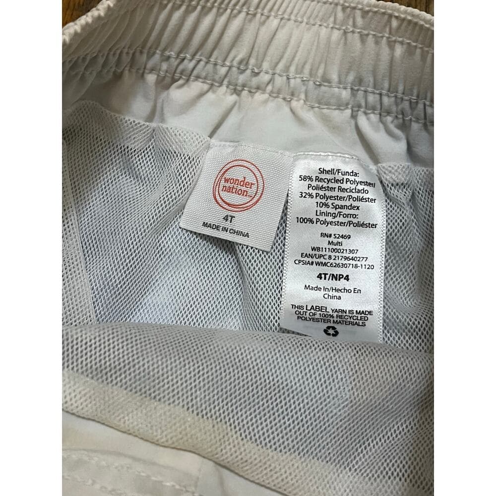 Wonder Nation Kids Swim Shorts Size 4 T