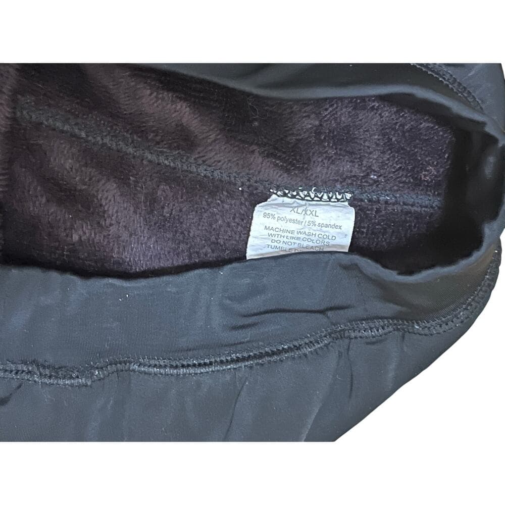 Women’s Black Sweat Pants With Wram Fur Inside Size XL/XXL