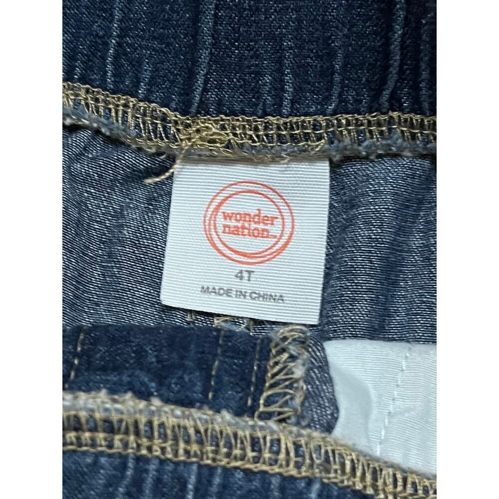 Wonder Nation Blue kids Jeans Shorts Size 4 T