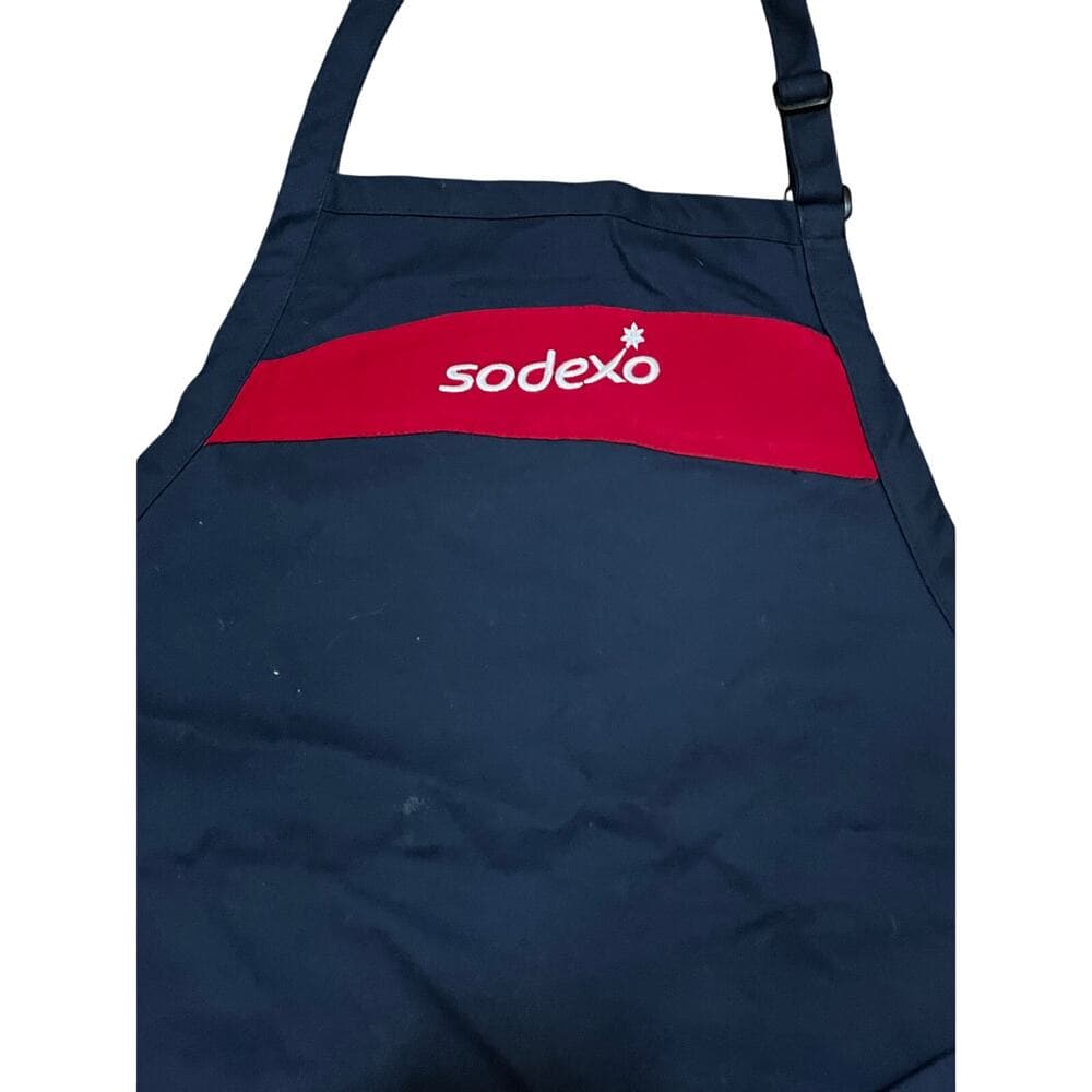 Sodexo Navy & Red Apron One Size