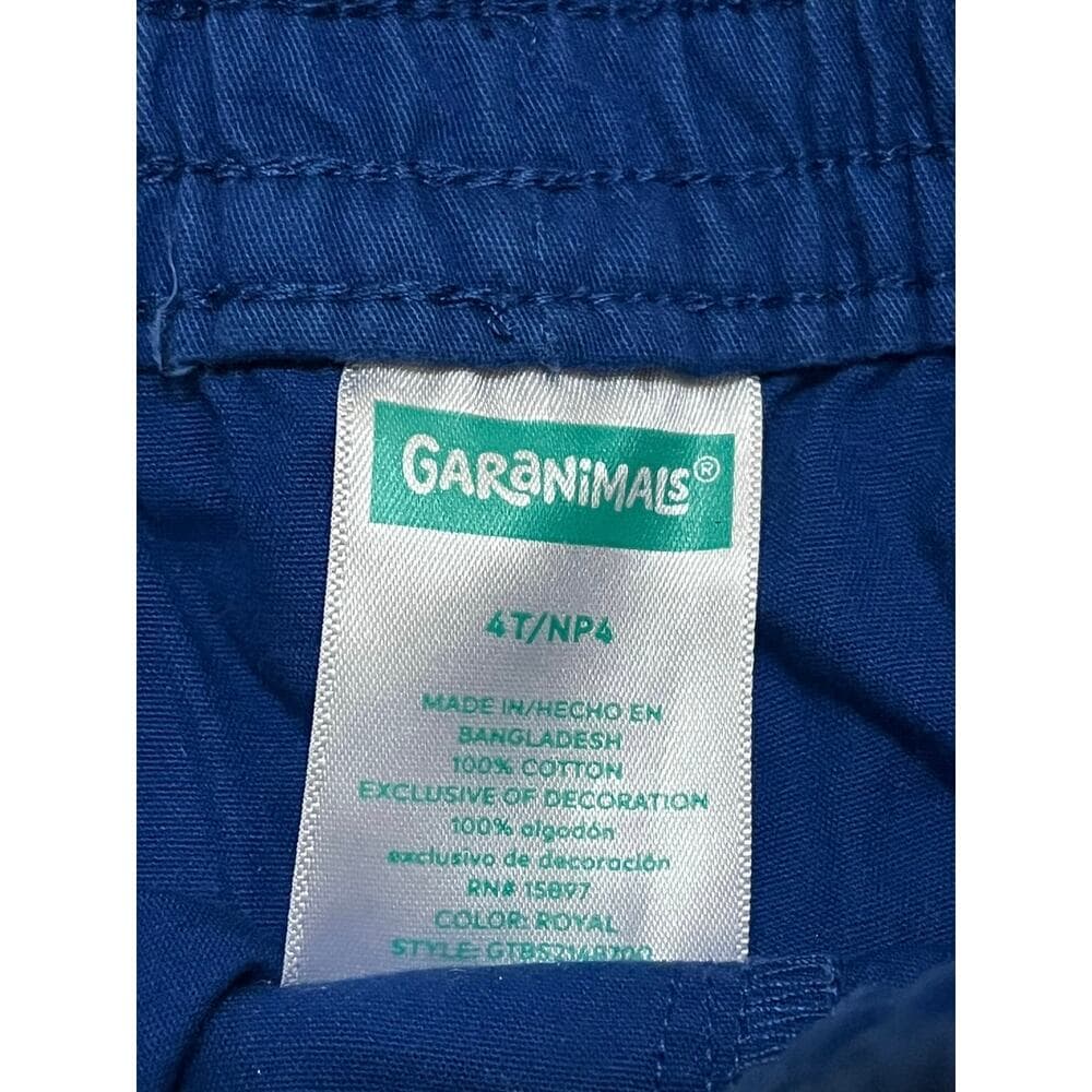 Garanimals Blue Cargo Kids Shorts Size 4 T