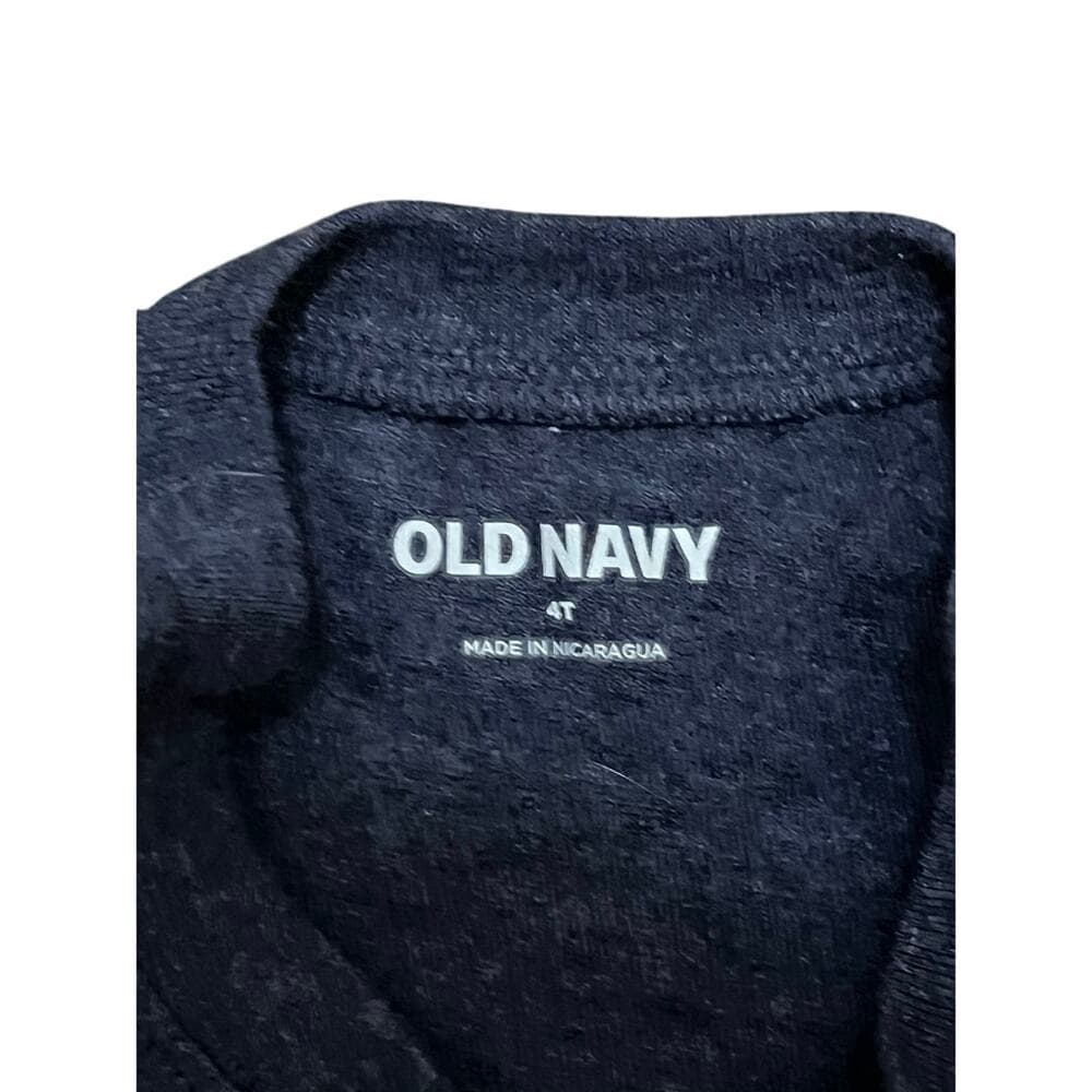 Old Navy Plain Navy T-Shirt Size 4 T