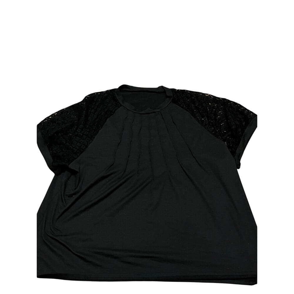 Women’s Black T-shirt Size 4XL