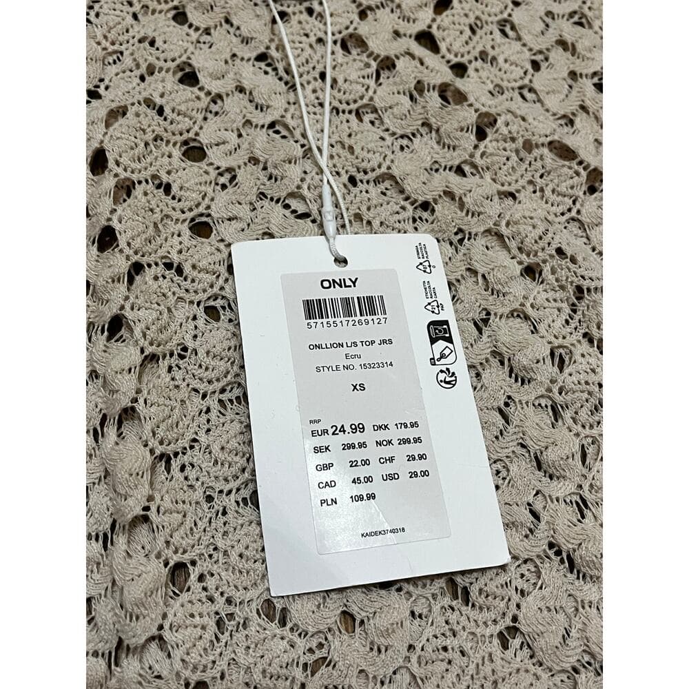 Only Women’s Crop Top Size XS Cream