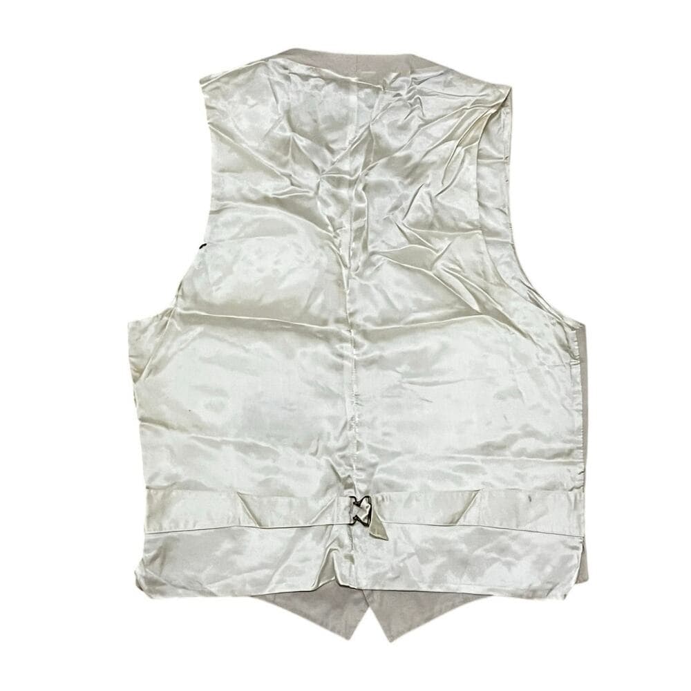 J.Crew Cream 100% Cotton Men's Vest, Size Small RN 77388
