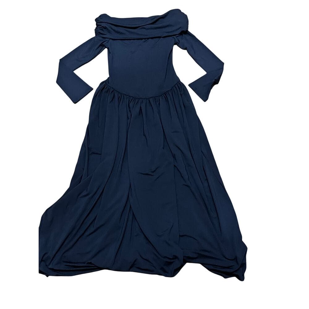SHEIN Women’s Long Sleeve Dress Navy Size Medium