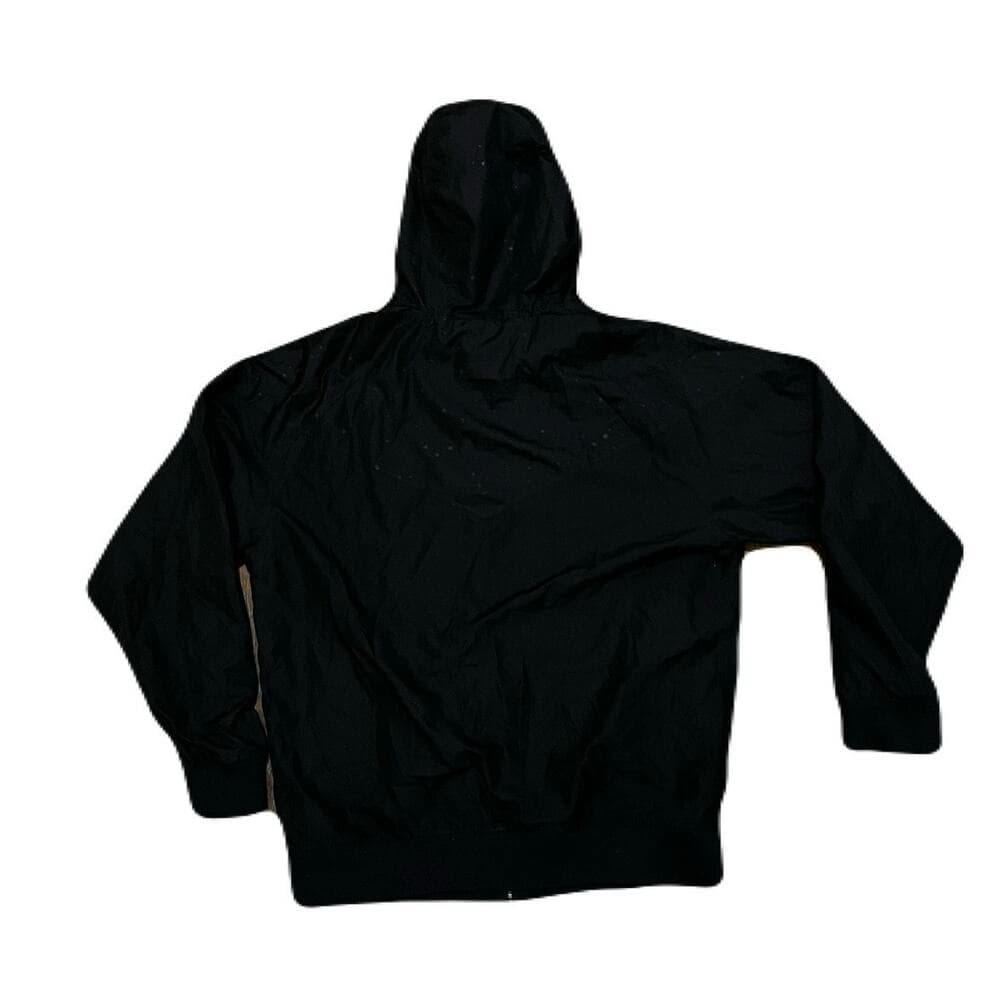 Nike Black Windbreaker Jacket Size Large In Great Condition Purple Hoodie string