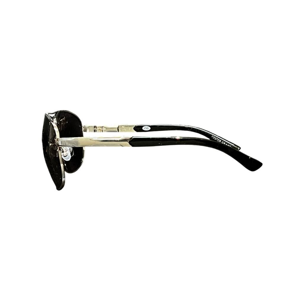 Foster Grant Unisex's Sunday Drive Sunglasses Black & Sliver SR0124