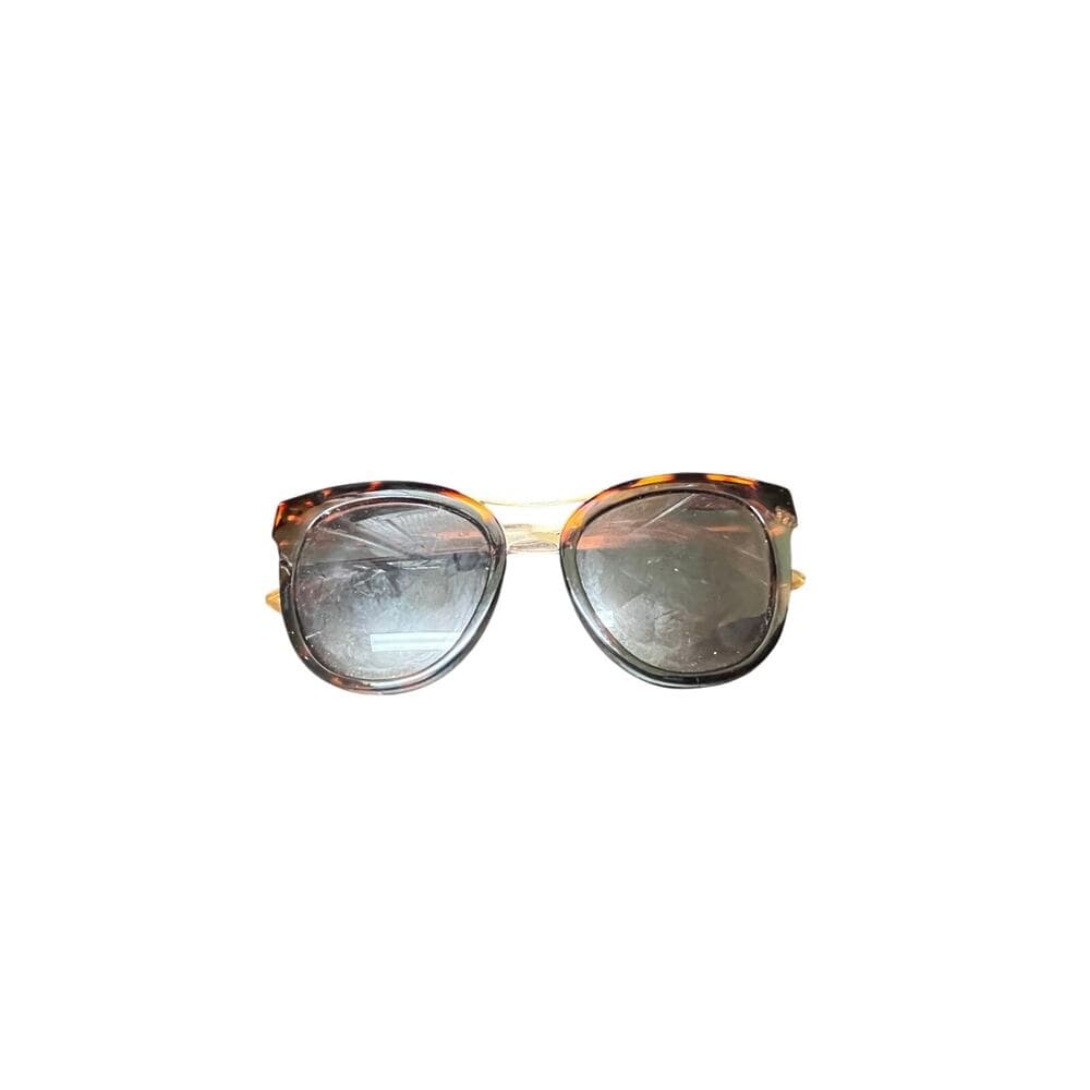 Guess Leopard Sunglasses With Gold Lining