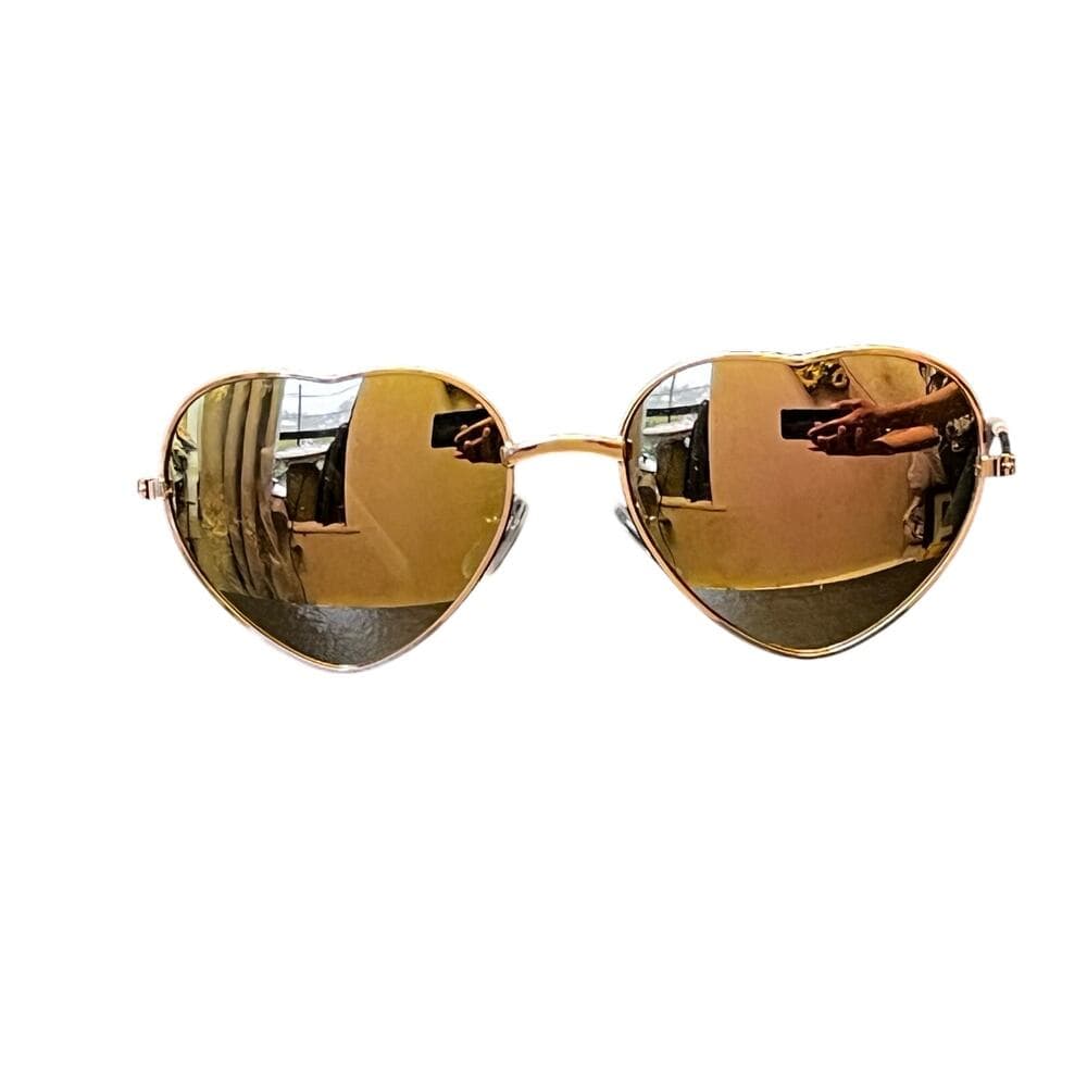 Kids Heart Sunglasses With mirror Lenses