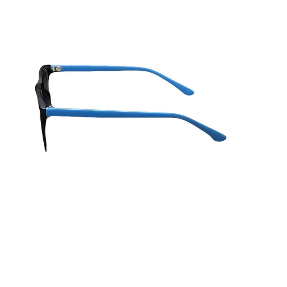 Black & Baby Blue Sunglasses Clear lenses