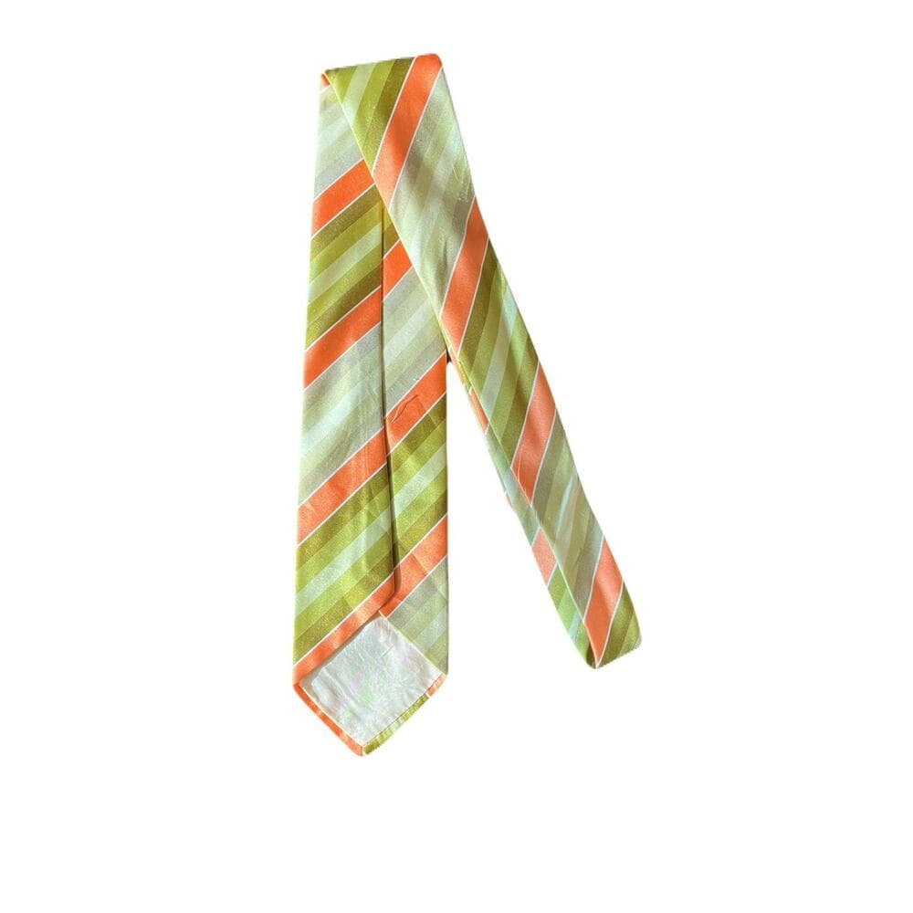 Green & Peach Men’s Tie