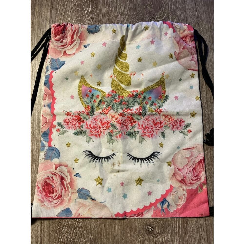 Kids unicorn flat backpack