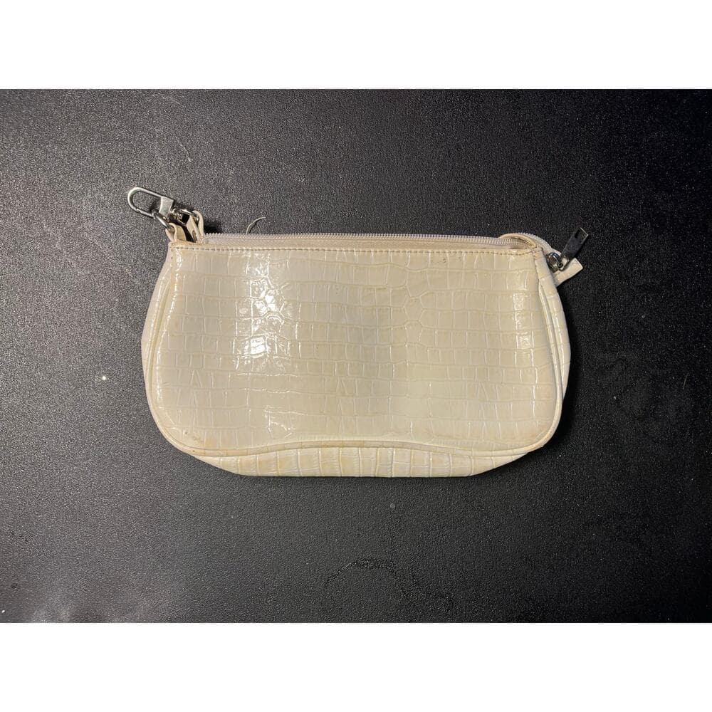 White Shien Mini Bag 9” W X 5” L
