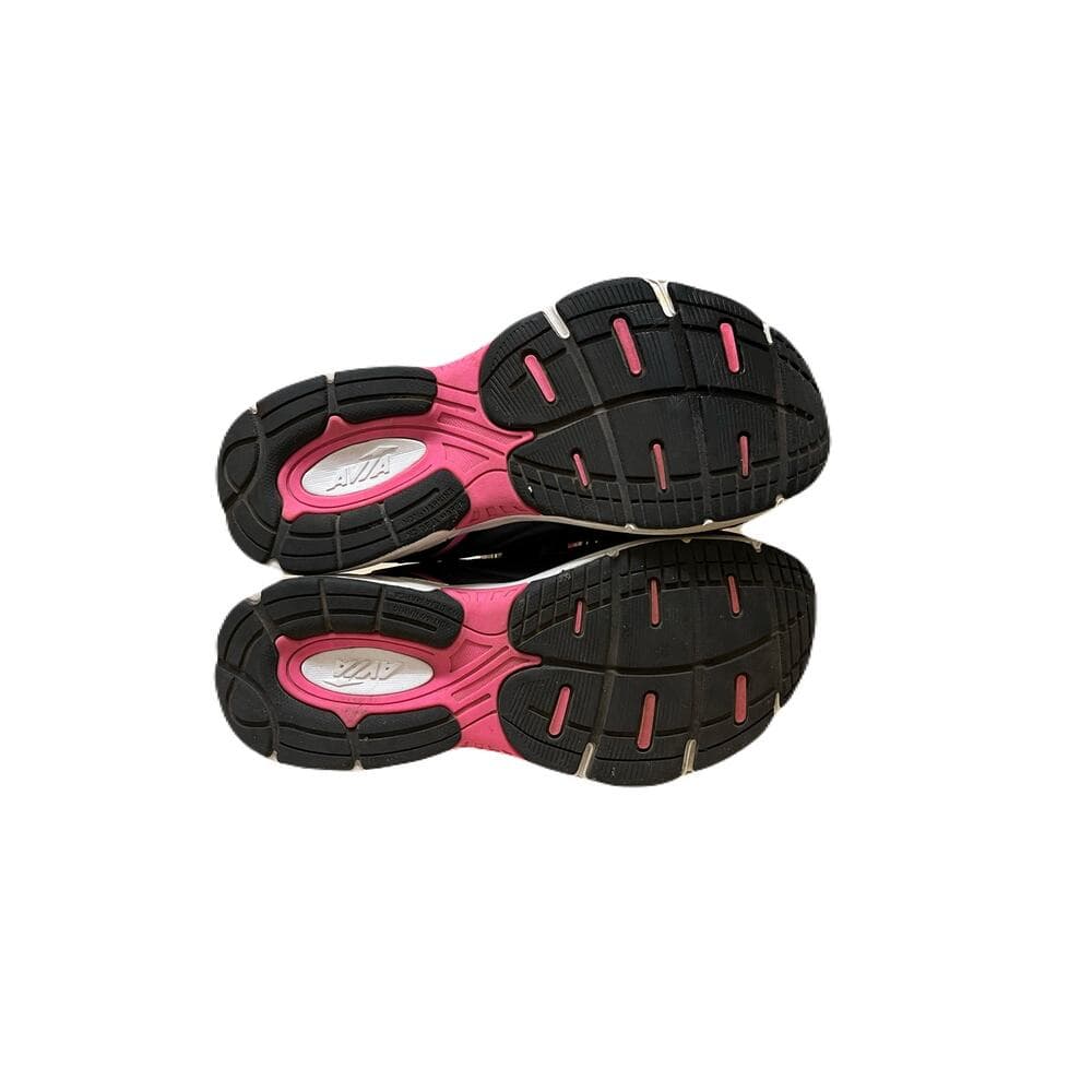 Women’s Avia5000 Odor Control black pink accent 9 athletic shoes sneakers