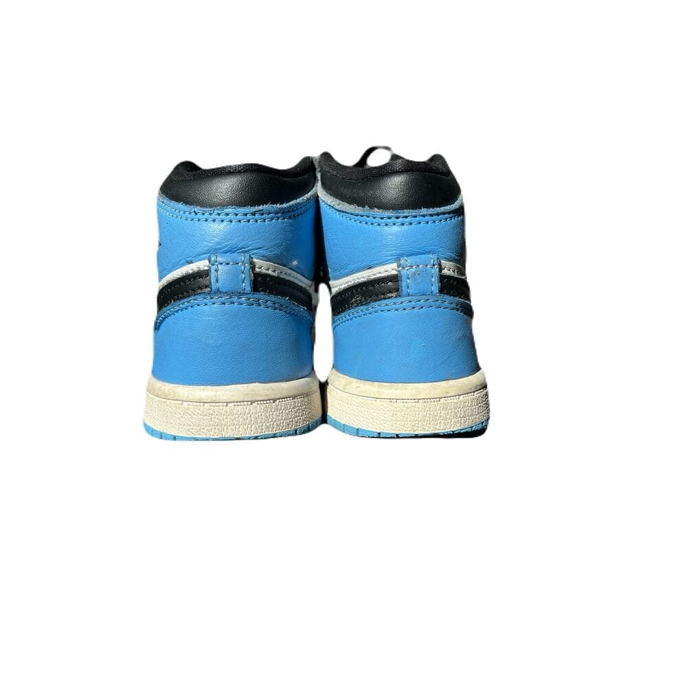 Jordan 1 High University Blue UNC Toe Toddler Sizes 9C FD1413-400 Baby Blue