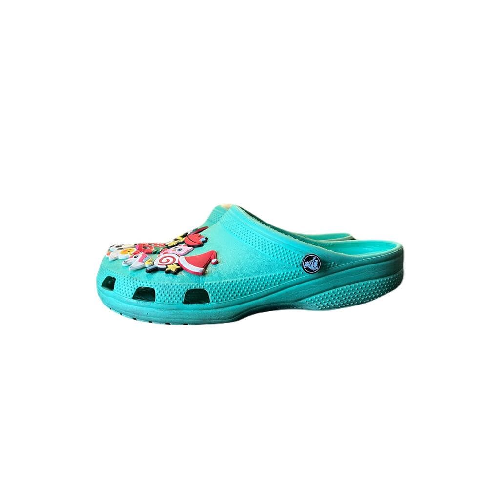 Crocs Women’s Teal Slippers Size 8 Missing The Back Strap