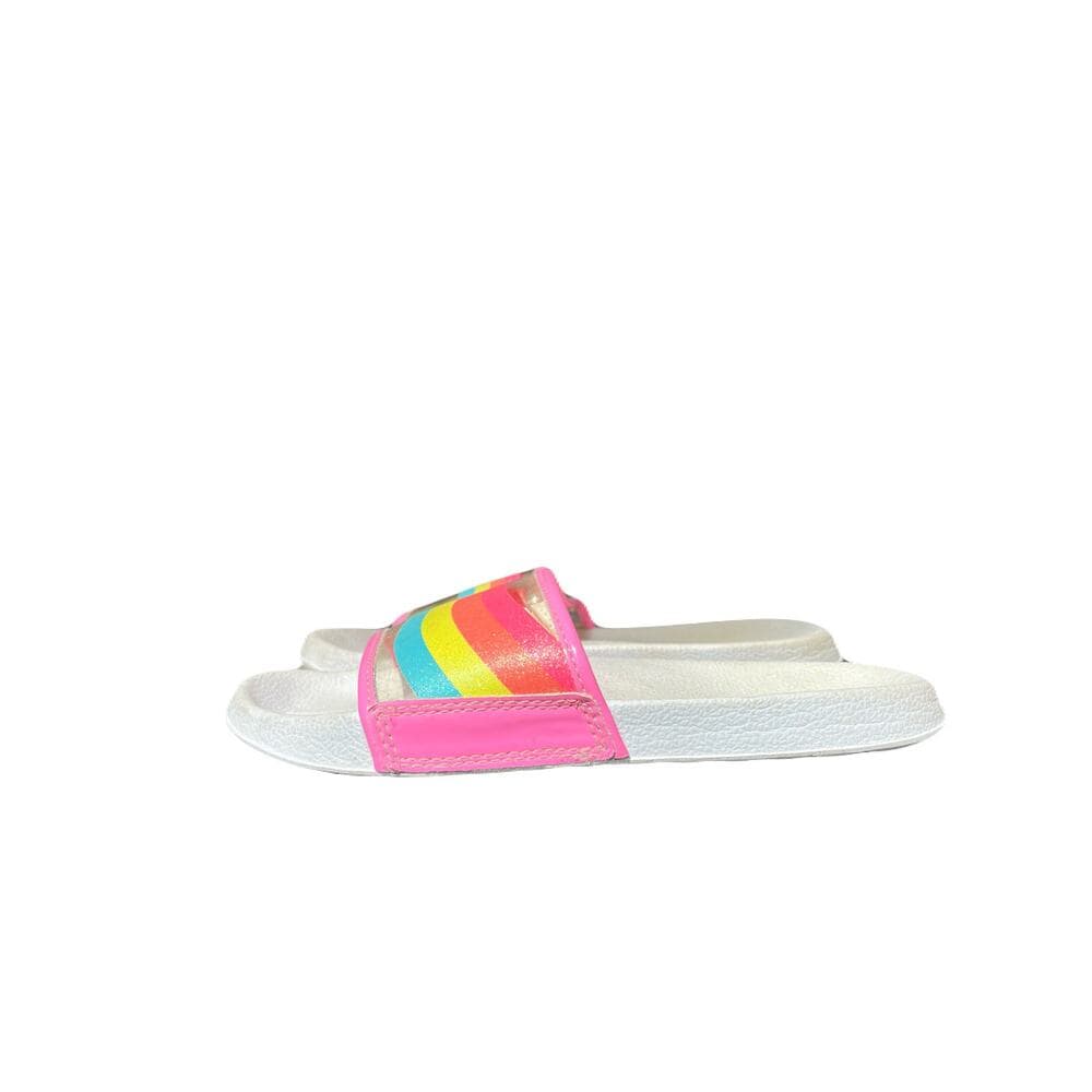 Children Place Kids Rainbow Slippers Size 2