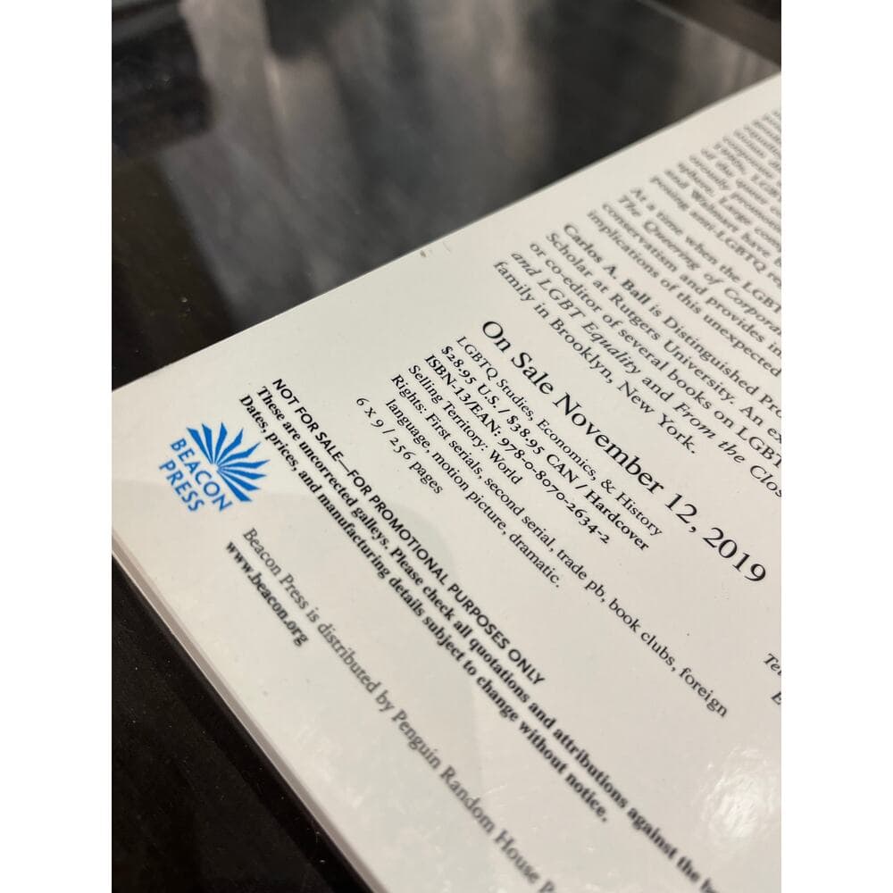Queering Of Corporate America Soft Cover Book