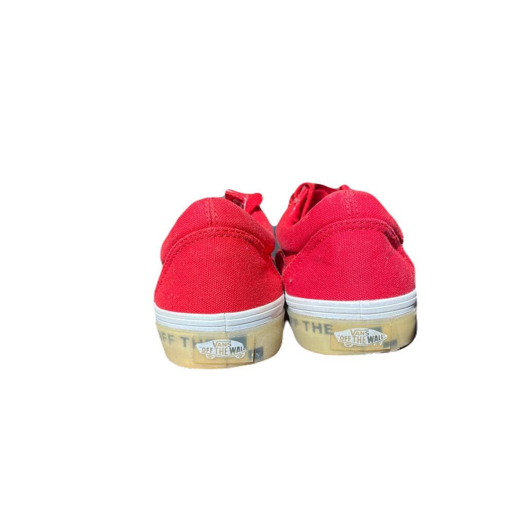 Size 7- VANS Old Skool OTW Foxing - Translucent Racing Red