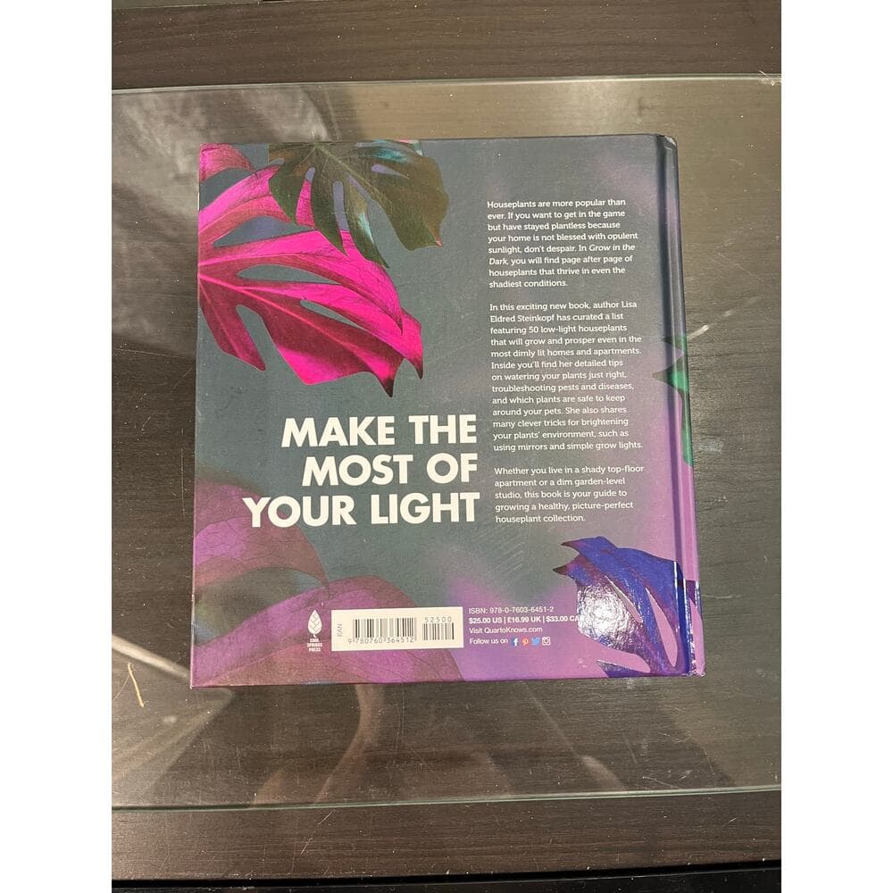 Grow In The Dark Hard Cover Book