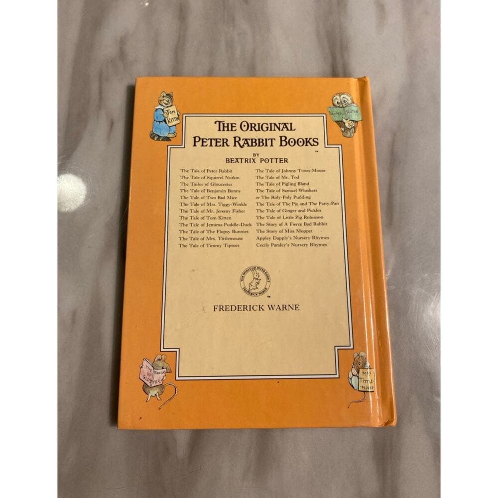 The Tale Of Benjamin Bunny Hardcover book