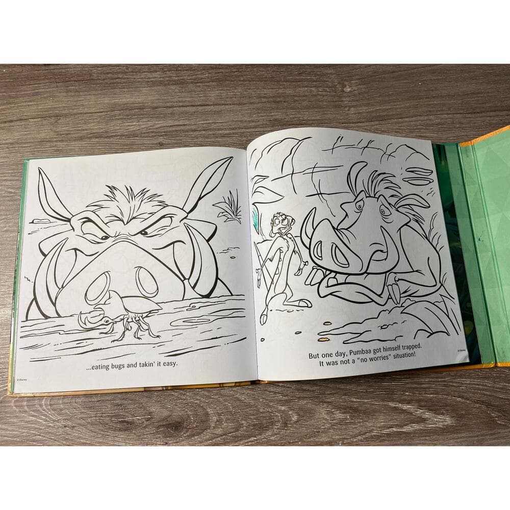 Lion King Read And Color Kit