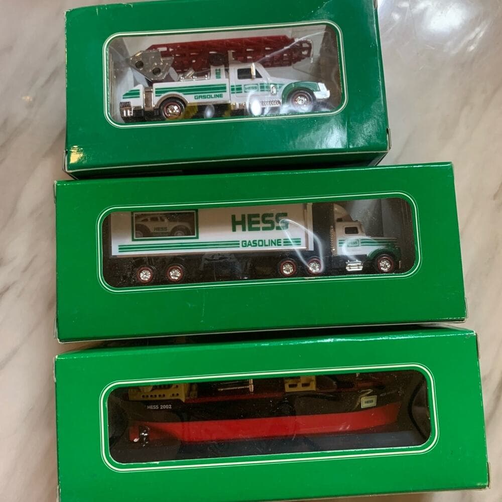 A Bundle Of Hess Mini Vehicles