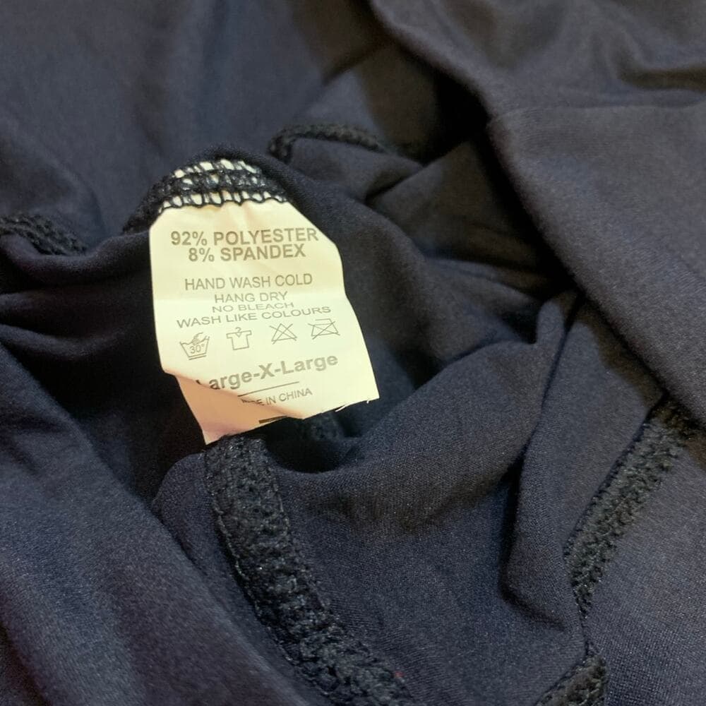 Navy Women's Leggings Size Large X Large