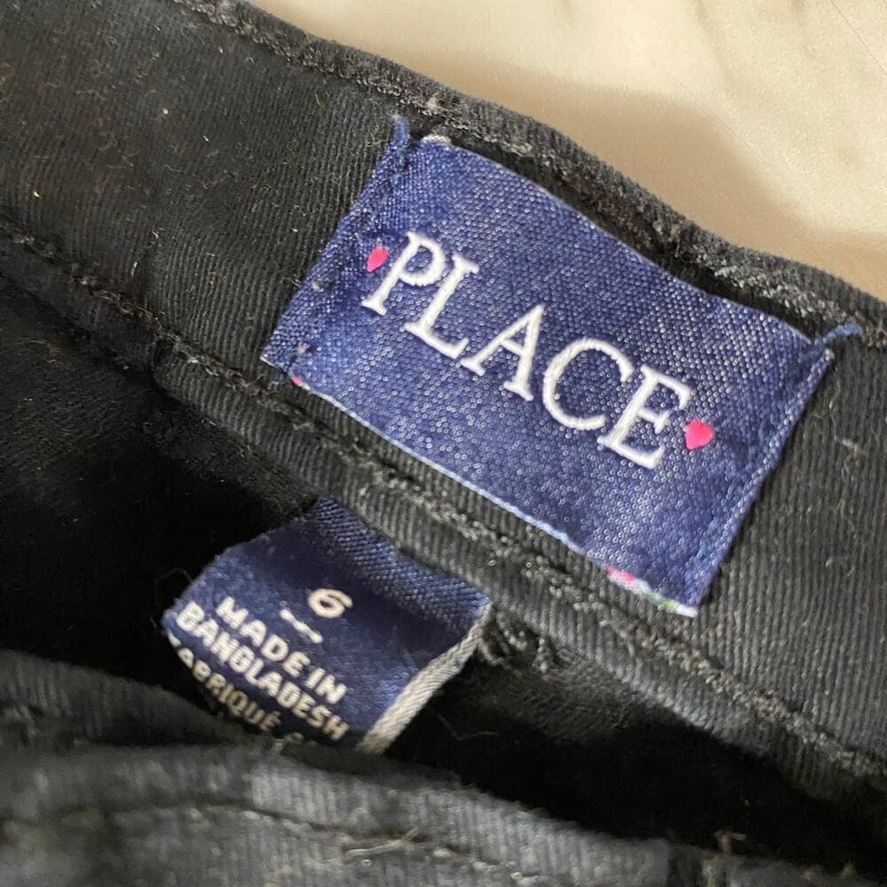 Black kids jeans size 6