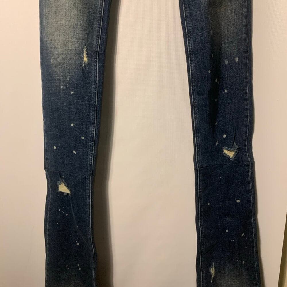 Shabaz Z Brothers Superstack Blue Mens Jeans Size 30