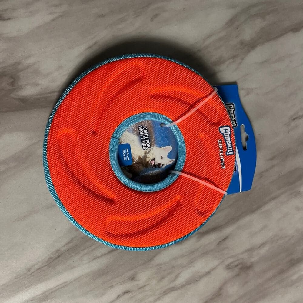 Chuckit! Zipflight Dog Toy - Blue/Orange - M