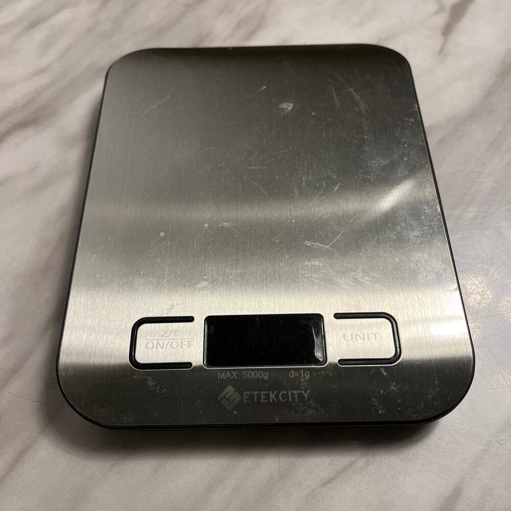 Etekcity Kitchen Scale, Digital Food Scale, 304 Stainless Steel, 11lb/5kg, Silve
