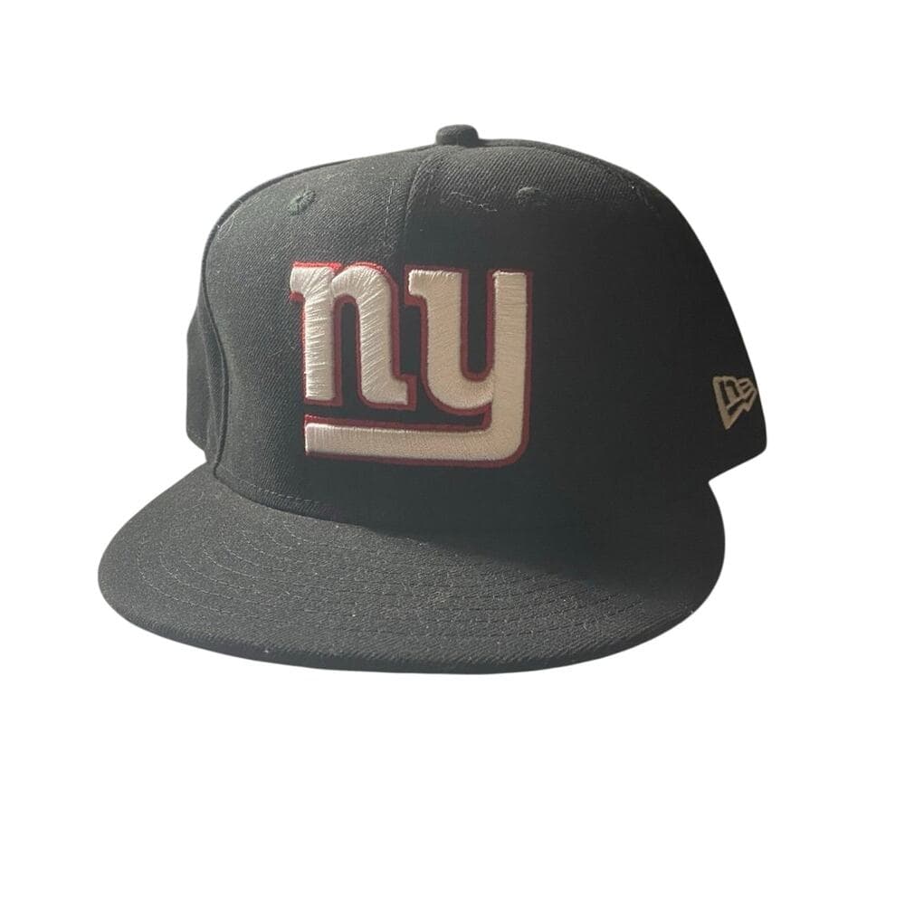 Men's New Era NFL New York Giants 5950 Fitted Cap (Black // White-Red) 7 1/2